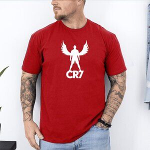 Cristiano Ronaldo Heat Pressed Graphic Tee | Men’s Soccer Shirt S-2XL